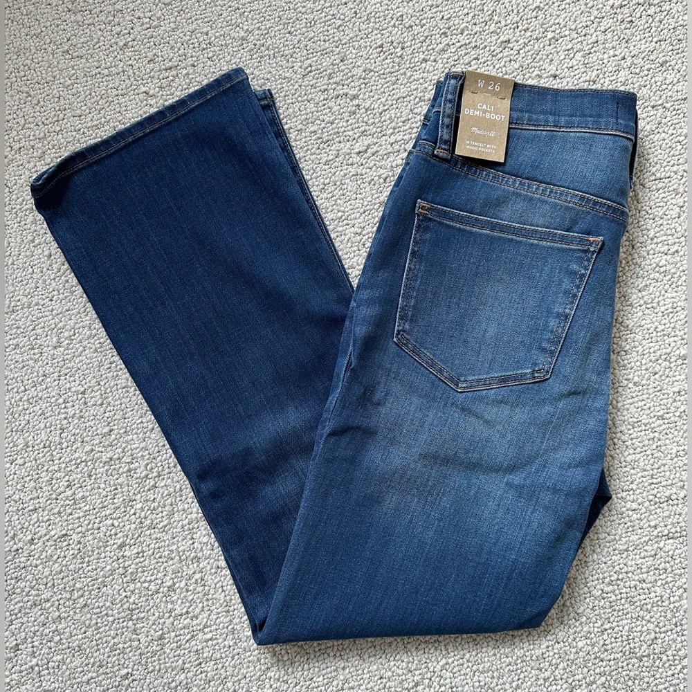 NWT Madewell Cali Demi Boot jeans